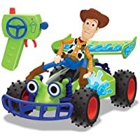 Los mejores  - Dickie- Toy Story 4 – Mando a Distancia Buggy con Woody- 1:24- 20 cm- Color Verde- 201134005